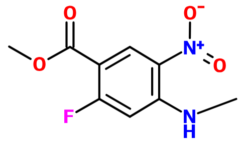 (image for) MC085530 Methyl 2-fluoro-4-(methylamino)-5-nitrobenzoate
